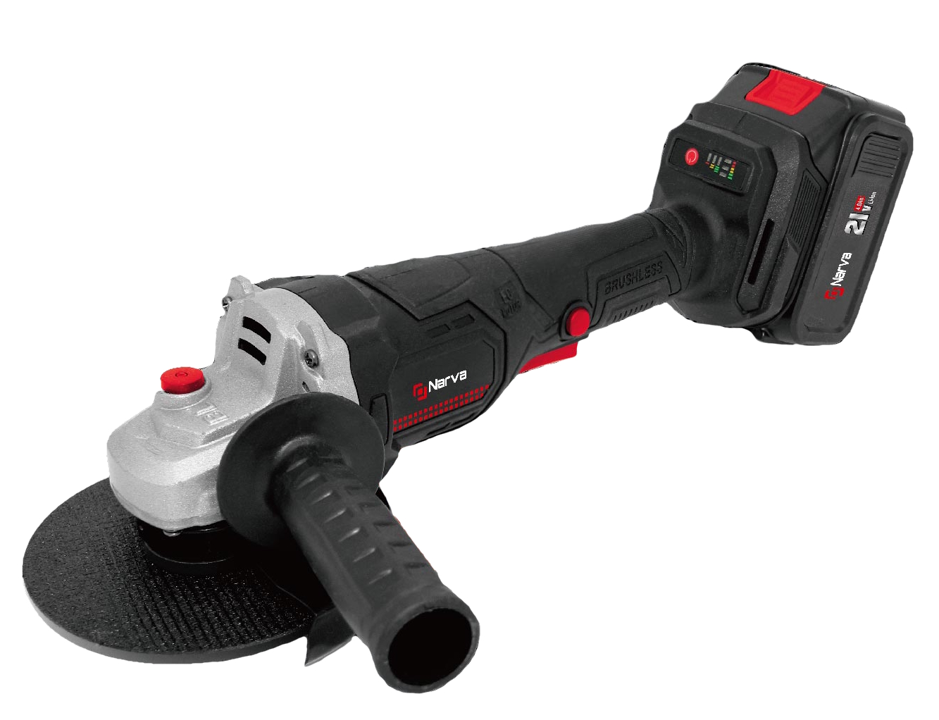 Акумуляторна кутова шліфувальна машина (болгарка) NARVA NAG-125 BL